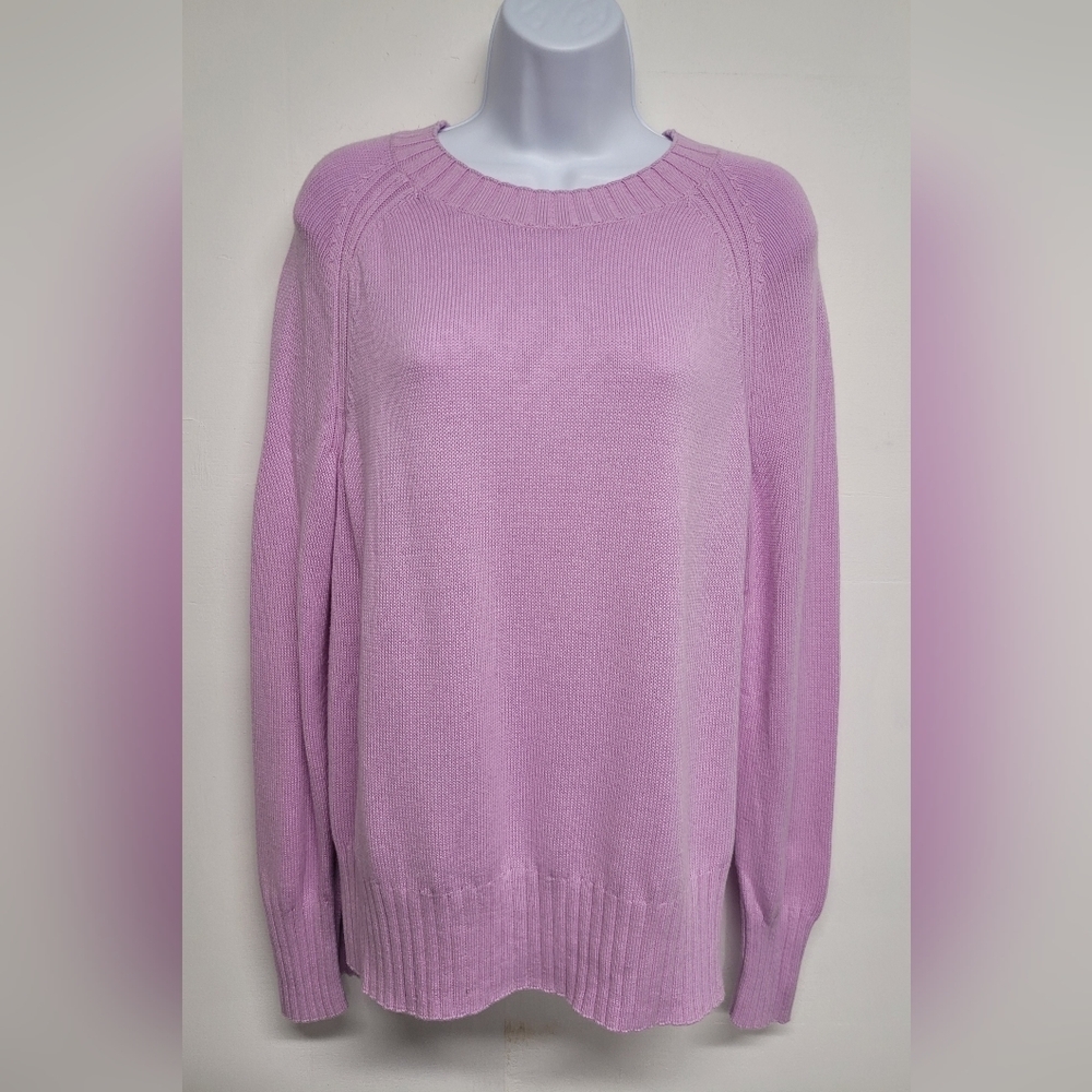 Old Navy Long Sleeve Knit Sweater Purplish Pink M